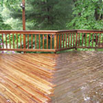 Deck cleaining